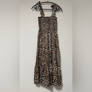 Pink Lily Leopard Print Maxi Dress